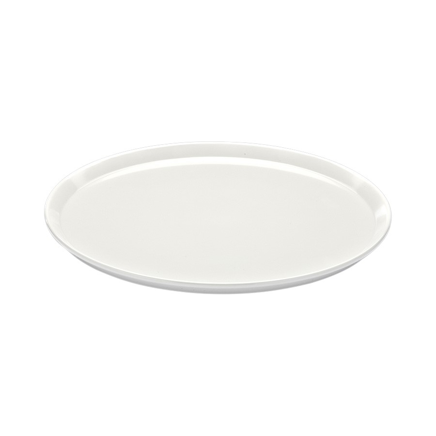 Açık Büfe Pastane Sunum Tepsi 31x31x2 cm Beyaz