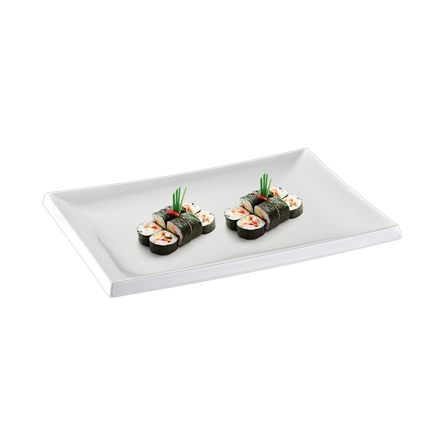 Sushi Servis Tabak 40x27x2 Beyaz